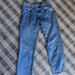 H&M Women's Blue Boyfriend Jeans
